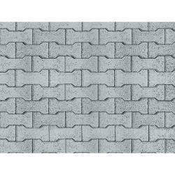 46054 H0 Mauerplatte Zement-Knochen, 25 x 12,5 cm (1 Stück)