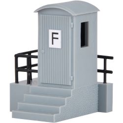 46509 H0 Fernsprechhaus mit Treppen