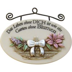 Sch: 04 Schnittblumendeko Das Leben ohne Dich