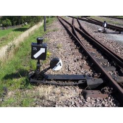 78022 Weichenstellhebel mit Laterne (links)
