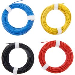 08972 Schaltlitze in rot, blau, schwarz und gelb