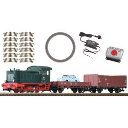 37121 G-Start Set V 20 + 2 Güterwagen DR mit Sound