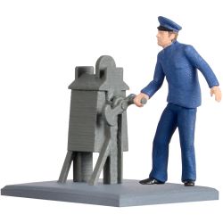 1550 Schrankenwärter, bewegt