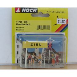 11723  Marathonlauf 5 Figuren und Zubehör