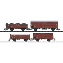 24128 Güterwagen-Set 4 Wagen DR/DDR Ep. III