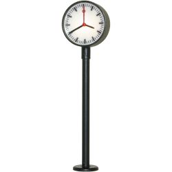 1480 Beleuchtete Bahnsteiguhr, LED weiß