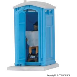 1545 Baustellen-Toilette, bewegt