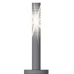 6162 Pollerleuchten modern, LED weiß (3 Stück)