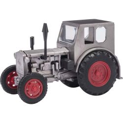 210006404 Traktor Pionier grau mit roten Felgen