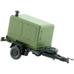 124044 Einachsanhänger Stromaggregat (militärgrün)