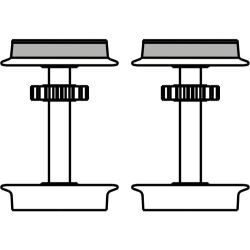 ET59560-39 H0 DC-Radsatz mit Haftreifen, 2 Stück