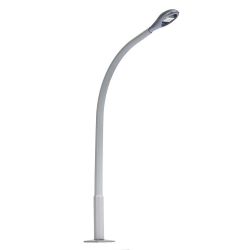 5126 - Betonmastleuchte gebogener Mast, weiße LED