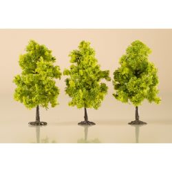 70937 Laubbäume hellgrün 11 cm (3 Stück)