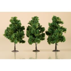 70938 Laubbäume dunkelgrün 11 cm (3 Stück)