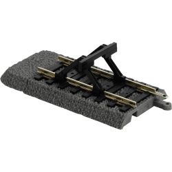 55446 A-Gleis mit Bettung Gleisböschung Endstück mit Prellbock