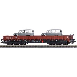 31173 Flachwagen Samm 4818 & 2 Framo Kleinbusse