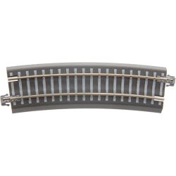 83771 Bettungsgleis grau BR 32: Gebogenes Gleis, R 396 mm/15°, grau