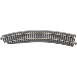 83774 Bettungsgleis grau BR 11-32kli: Gebogenes Pass-Stück, links, R 396 mm