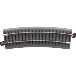 83781 Bettungsgleis braun BR 32: Gebogenes Gleis, R 396 mm/15°, braun