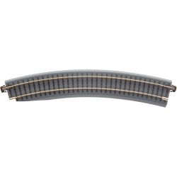 83784 Bettungsgleis braun BR 11-32kli: Gebogenes Pass-Stück, links, R 396 mm