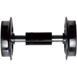 113191 Radsatz vers. Gew. lackiert (kaminrot)