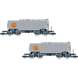 51522 2er Set Kesselwagen 'Uerdingen', DR, Ep.IV 'Minol' grau