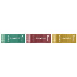 910220 3-tlg. Set: 20’-Container