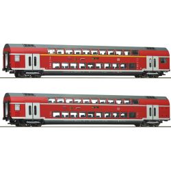 74148 2-tlg. Set: Doppelstockwagen, DB AG, Ep. VI