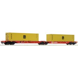 76630 Container-Doppeltragwagen, DB Schenker, Ep. VI
