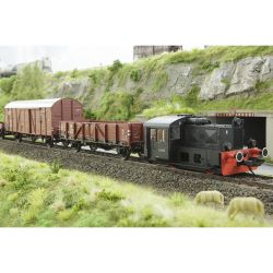 43103-01 Spur 0 Startset Köf II mit 3 Güterwagen (ohne Steuergerät)