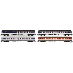 881908 4-tlg. Set „Popfarbener DC-Zug“, DB, Ep. IV