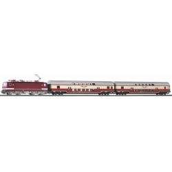 58143 Zug-Set Sputnik E-Lok/Sound BR 243 + 2 Wagen DR IV