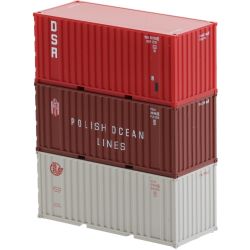 07707 Container-Set mit drei 20‘-Containern