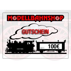 Modellbahnshop Gutschein über 100 Euro