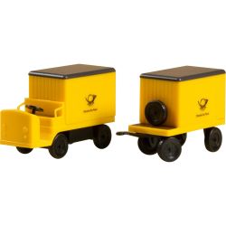 43663 Elektrokarren Post mit Anhänger