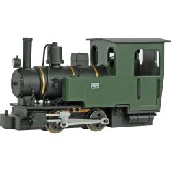 2062 Dampflok Henschel Riesa B-Kuppler grün