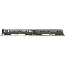 40623 2er-Set Schürzeneilzugwagen 2./3. Klasse und 3. Klasse, DRB, Ep. II