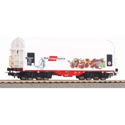 58982 Schiebeplanenwagen mit Graffiti, Rail Cargo Austria, Ep. VI