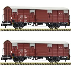826210 2er Set: Ged. Güterwagen Glmms 15.04