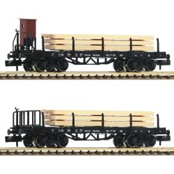 828507 2-tlg. Set Rungenwagen + Holz