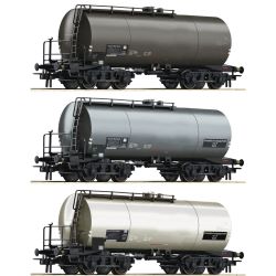 76015 3-tlg. Set: Kesselwagen, DRG, Ep. II