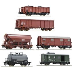 76030 6-tlg. Set: Güterzug, DR, Ep. IV