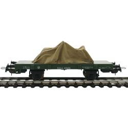 76773 Flachwagen der USTC, mit Beladung, Ep. III