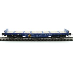76774 Flachwagen Sgmmns 4505 der ERR (European Rail Rent GmbH), m. Beladung