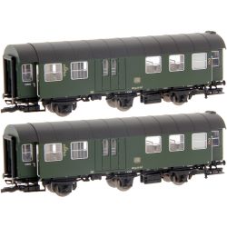 01051 Reisezugwagen-Paar 2. Klasse/2. Klasse mit Packabteil, DB, Ep. IV