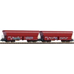 40716 2er Set Schüttgutwagen Falns mit Graffiti, OnRail, Ep. VI