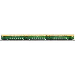 53123 Doppelstock-Gliederzug DGBgq, DR, Ep. IV (mit Ausbesserungsstellen)