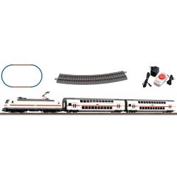 57134 Start-Set mit Bettung Personenzug BR 146 mit 2 IC Doppelstockwagen