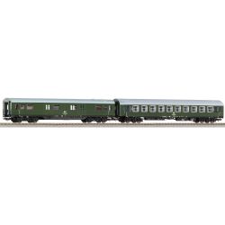 58246 2er Set Personenwagen D 244 Brest Köln, DR, Ep. IV