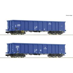 37651 2 offene Güterwagen Eanos, PKP Cargo, Ep. VI